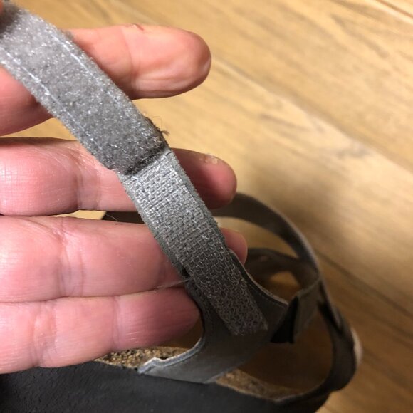 Naot women black & white leather sandals, 10 - Picture 11 of 11